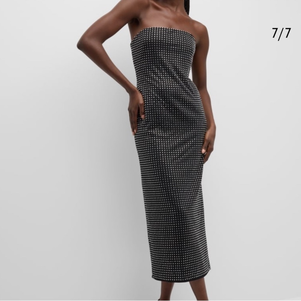 ALC Black Strapless Dress